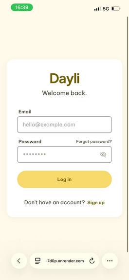 Dayli – screenshot 3