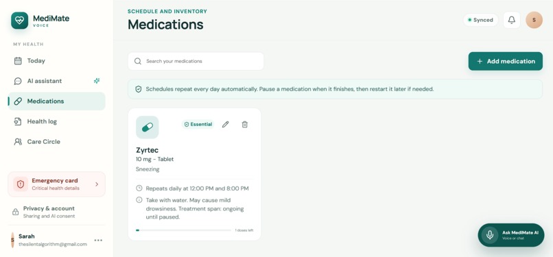 MediMate – screenshot 7