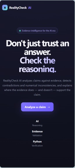 RealityCheck AI – screenshot 4