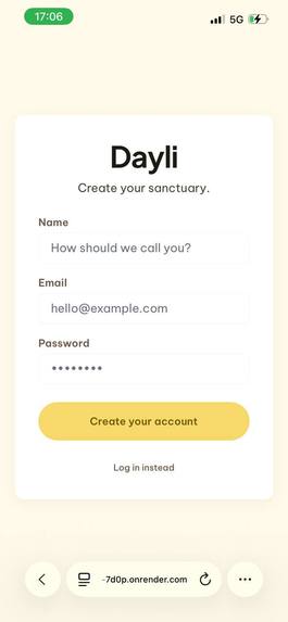 Dayli – screenshot 2