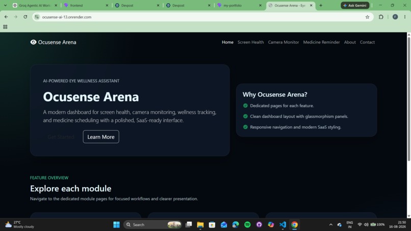 Ocusense – screenshot 2