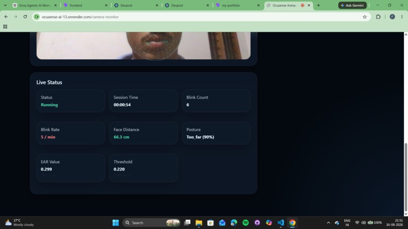 Ocusense – screenshot 4