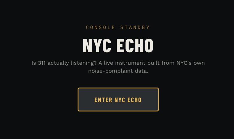NYC Echo: Is 311 listening? – screenshot 1