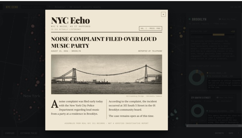 NYC Echo: Is 311 listening? – screenshot 4