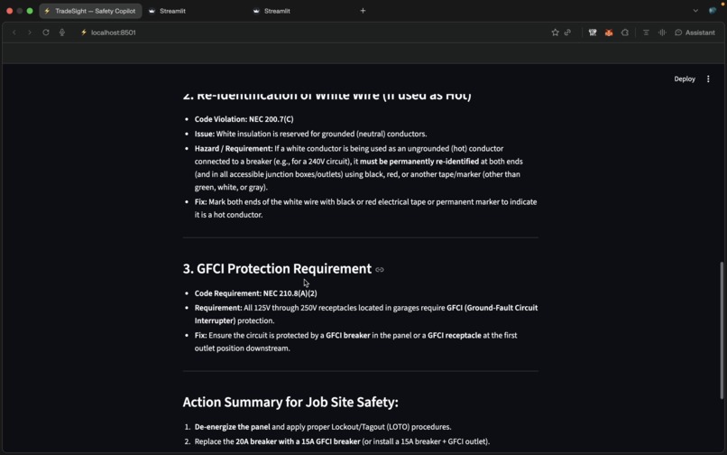 TradeSight — Real-Time Apprentice + LOTO GuardianTradeSight – screenshot 2