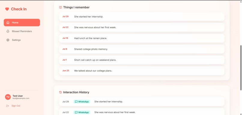 Check In – screenshot 4