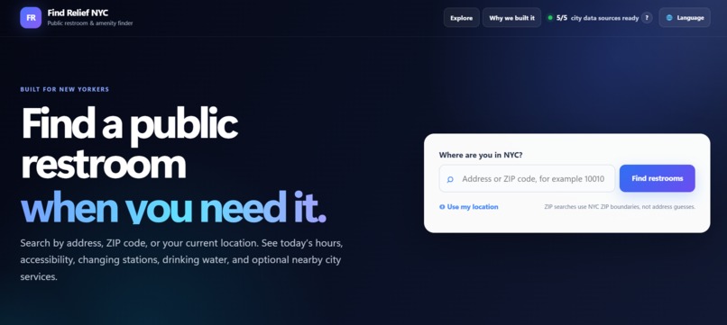 Find Relief NYC – screenshot 2