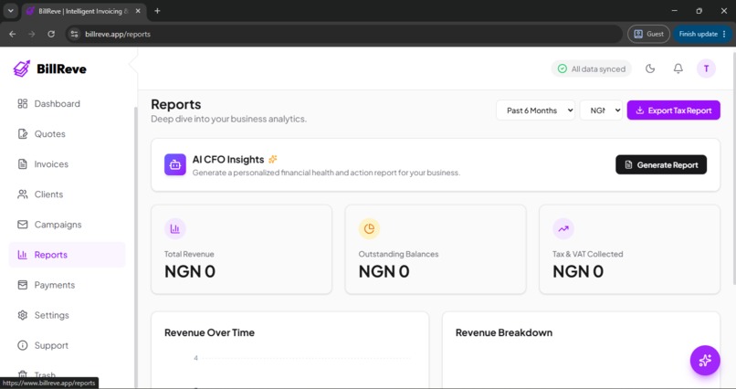 BillReve  – screenshot 4