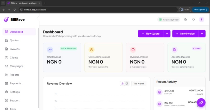 BillReve  – screenshot 7