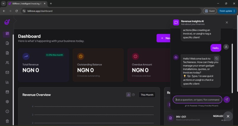 BillReve  – screenshot 9