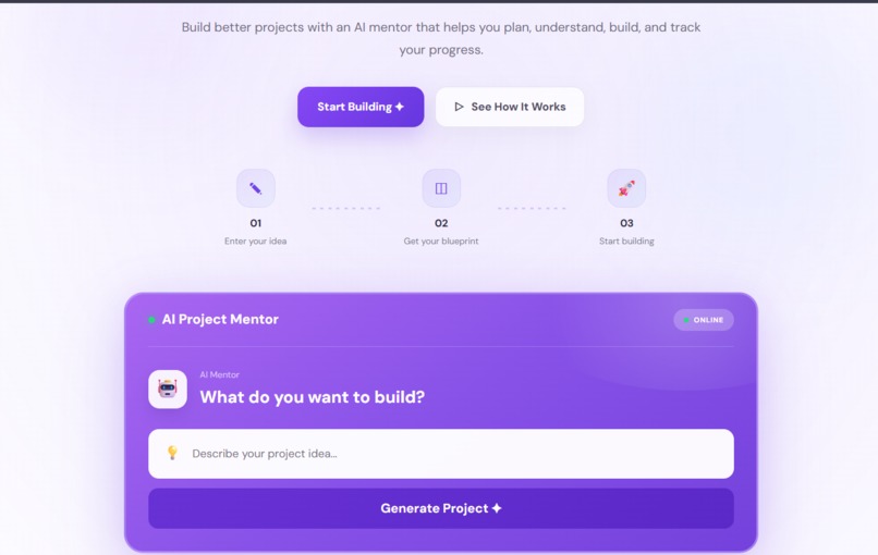 AI Project Mentor – screenshot 1