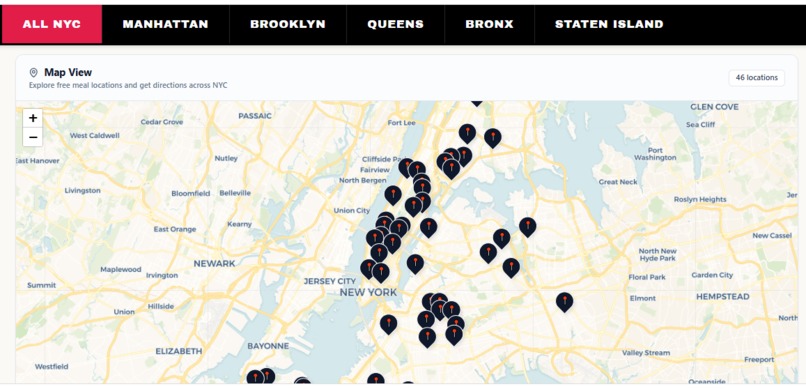 NYC Free Meals Calendar – screenshot 4