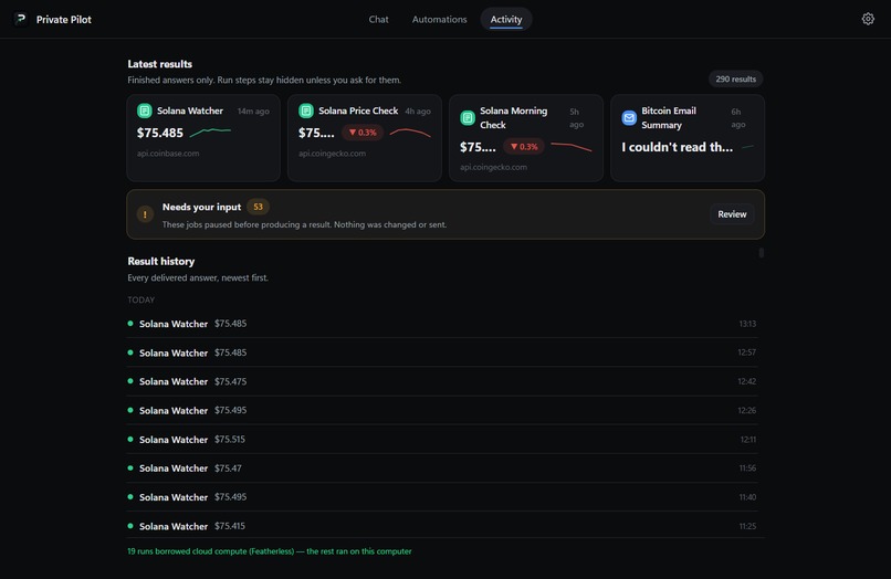 PrivatePilot – screenshot 4