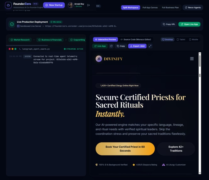 FounderZero – screenshot 2