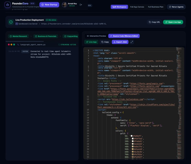 FounderZero – screenshot 3
