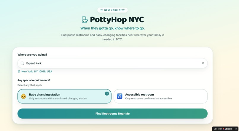 PottyHop NYC – screenshot 1