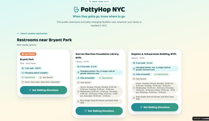 PottyHop NYC – screenshot 2