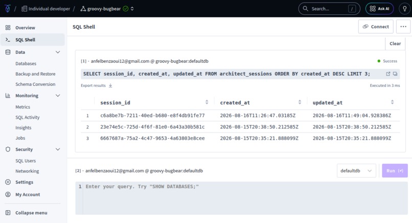 AI Software Architect – screenshot 2