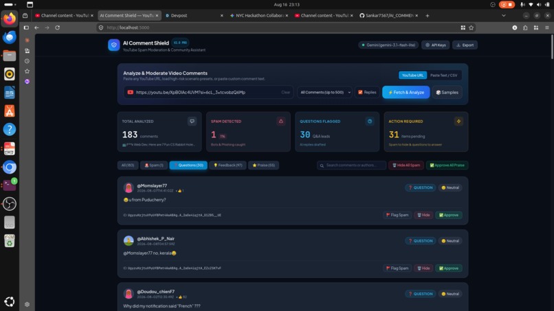 AI Comment Shield – screenshot 4