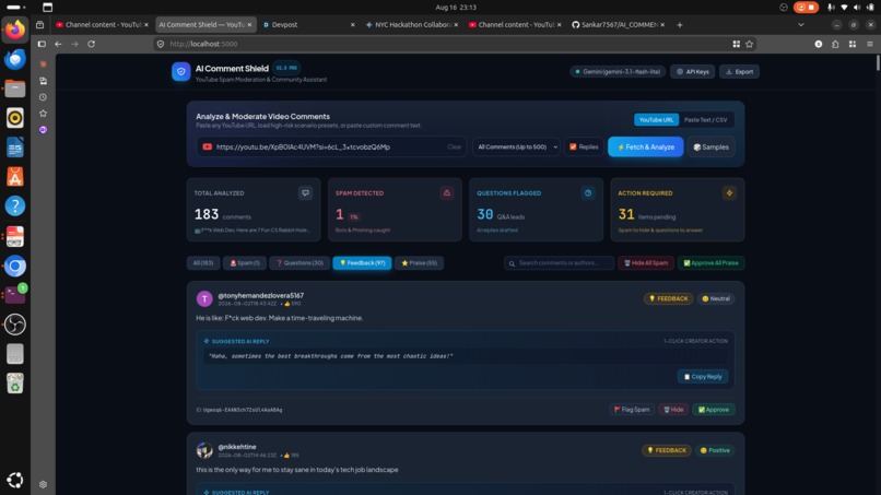 AI Comment Shield – screenshot 5