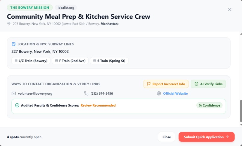PitchInNYC - Volunteer Finder – screenshot 2