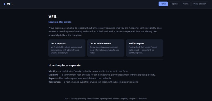 VEIL – screenshot 1