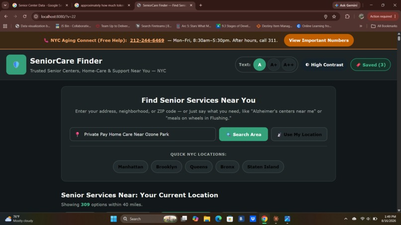One Stop Shop Senior NYC – screenshot 1