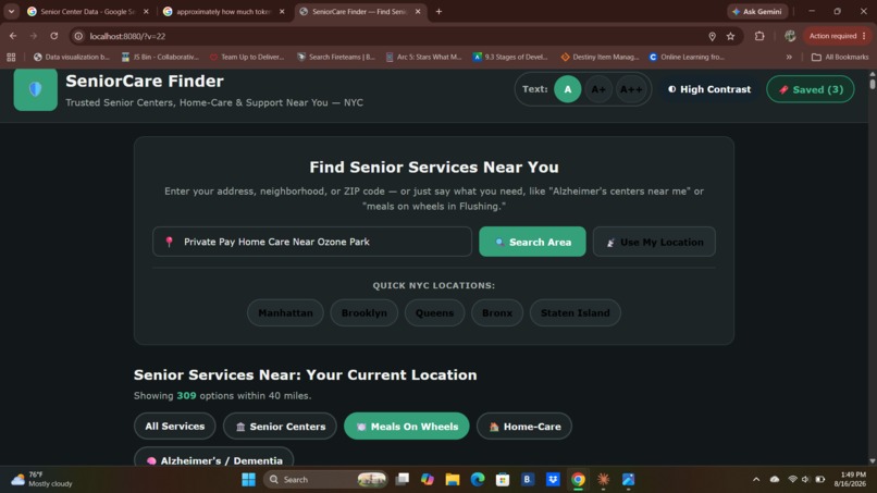 One Stop Shop Senior NYC – screenshot 2