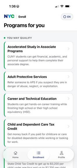 NYC Easy Enroll – screenshot 2