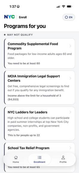 NYC Easy Enroll – screenshot 5