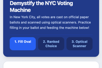 MyVote NYC: Navigate Your Vote. Shape Your City