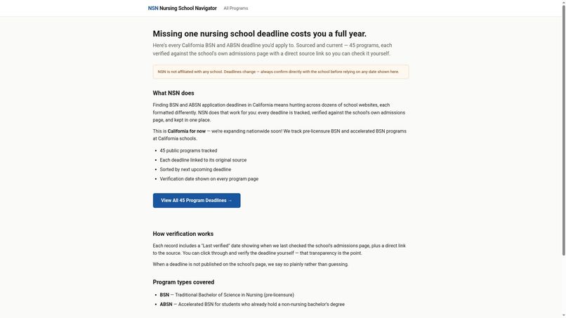 Nursing School Navigator – screenshot 2