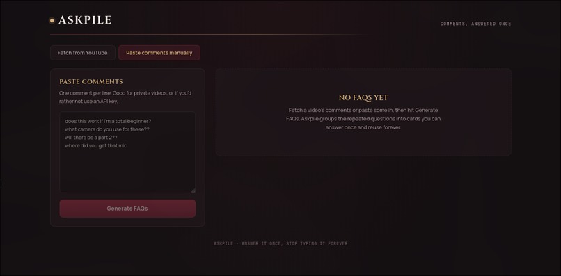 AskPile – screenshot 3