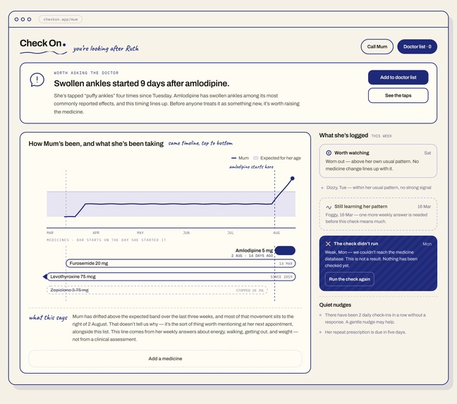 Check On – screenshot 1
