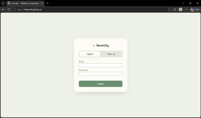 Serenity – screenshot 1