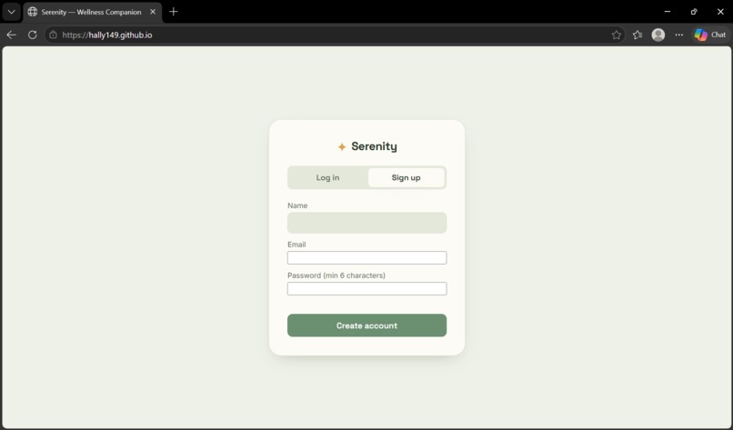 Serenity – screenshot 2