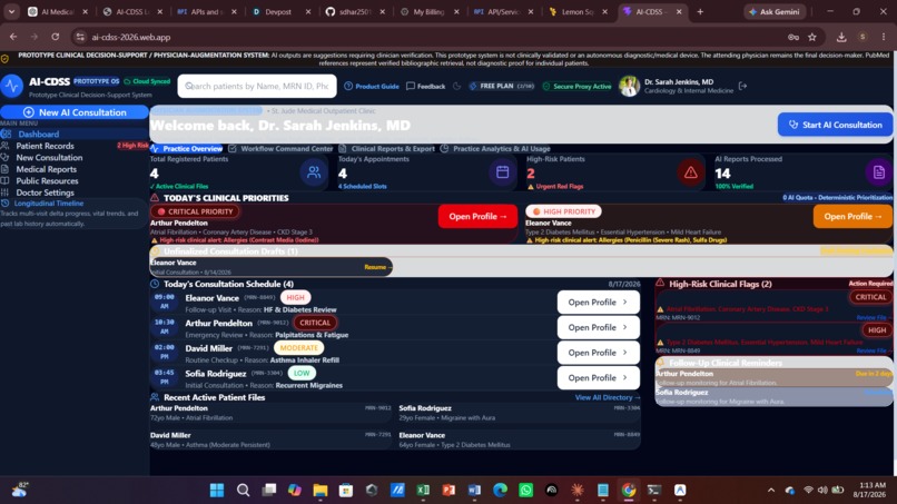 AI-CDSS — AI-Assisted Clinical Decision Support – screenshot 1