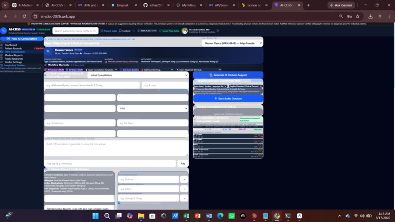 AI-CDSS — AI-Assisted Clinical Decision Support – screenshot 4