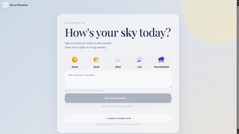Mood Weather – screenshot 1