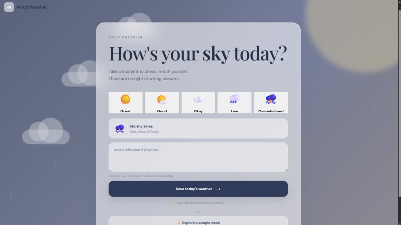 Mood Weather – screenshot 2