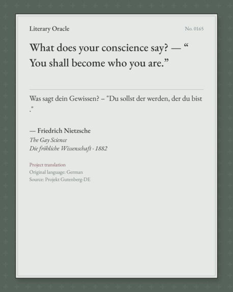 Literary Oracle – screenshot 7