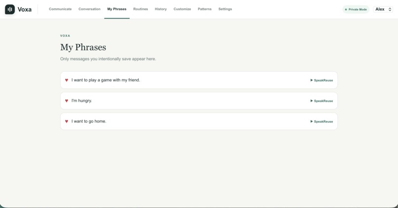 Voxa – screenshot 2