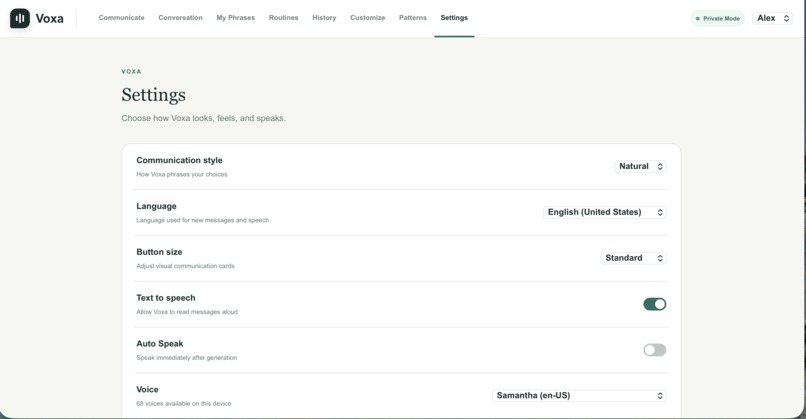 Voxa – screenshot 7