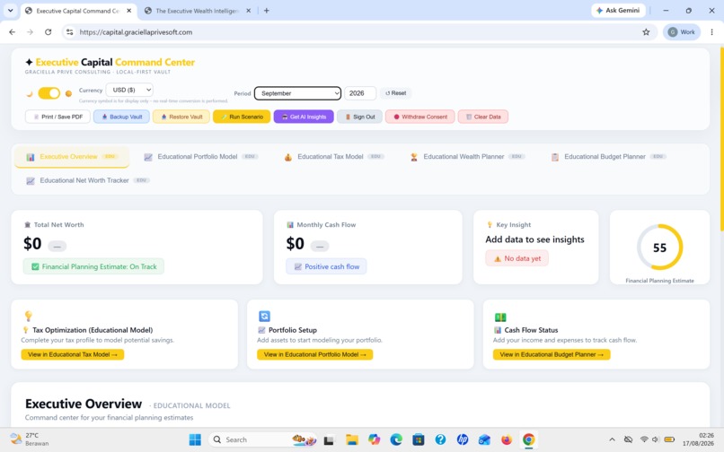 Executive Capital Command Center – screenshot 2