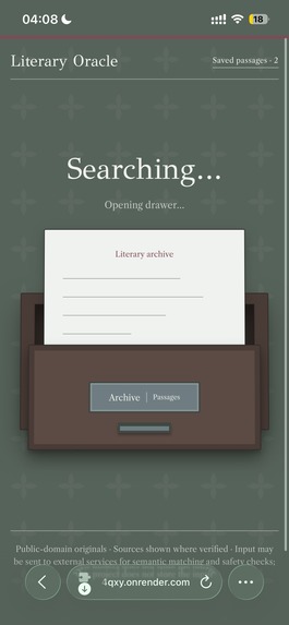 Literary Oracle – screenshot 10