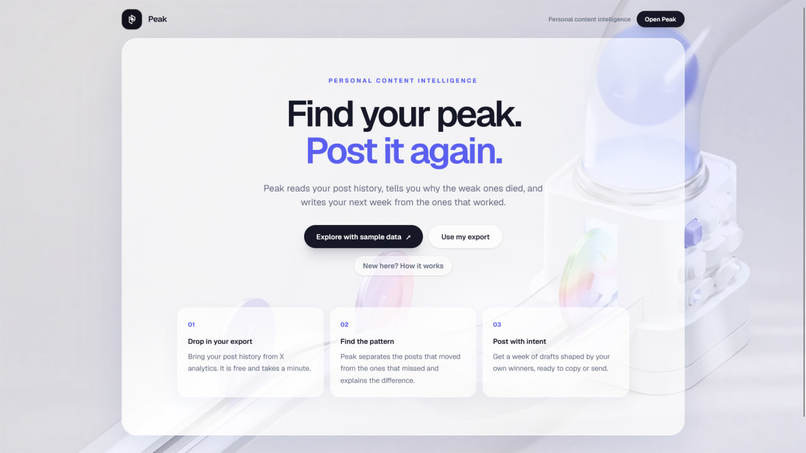 Peak – screenshot 1