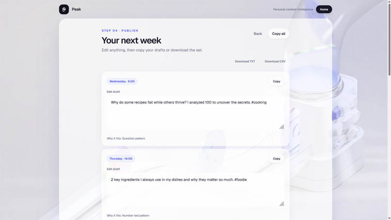 Peak – screenshot 4