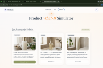 TintKin- AI Skin Analysis and Wellness Journey
