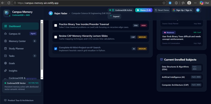 Campus Memory Ai  – screenshot 5