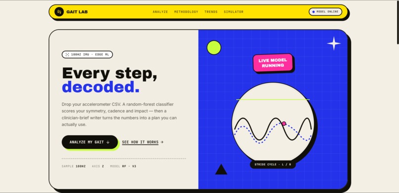 Gait Lab – screenshot 5